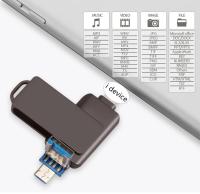 Tarjeta de Memoria USB3.0 Rotativa para iPhone 2TB, 1T, 512G Interfaz de Hardware Type-C a Lightning A Prueba de Golpes - details 1
