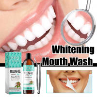 El enjuague bucal de menta y coco blanquea los dientes, refresca el aliento, limpia los olores de la boca y cuida las encías - details 6