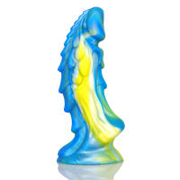 Silicona líquida de colores mezclados, gran simulación con forma irregular, tapón anal vestibular, pene falso para productos de mujer - details 16