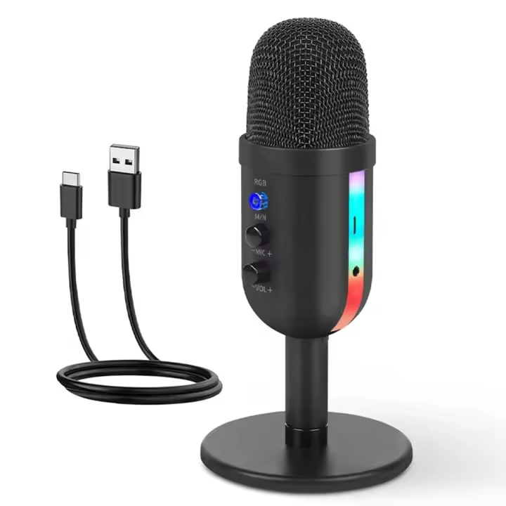 Micrófono de PC, grabación de ordenador, USB, condensador, Podcasters, Be Influencers, Micrófono de Estudio - 1