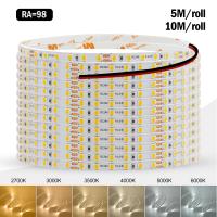 Tira de luces LED 24V 2835 5m 10m RA98 cinta Flexible a rayas de alto brillo 120LED 2700K 3000K 3500K 4000K 5000K 6000K iluminación del hogar - details 0