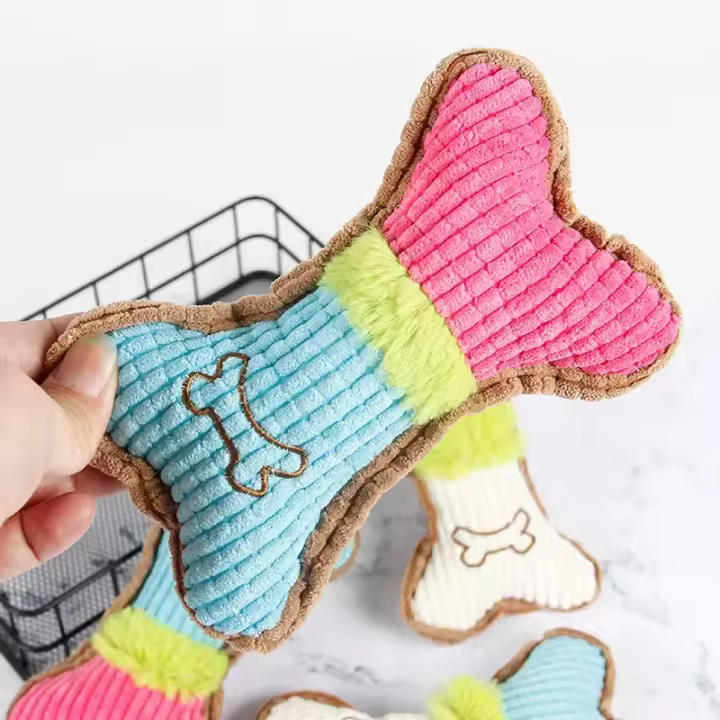Juguete de Peluche de Perro Diversión Interactiva para Cachorros Pequeños y Medianos - 1
