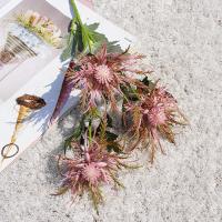 Flor de apio espinosa Artificial de plástico, flor falsa realista que no se decolora, plantas de simulación elegantes hechas a mano, decoración de oficina y Hotel - details 21