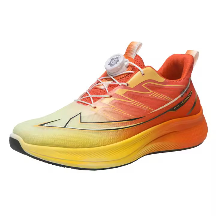 Zapatillas de deporte de los hombres 2025 primavera y verano nuevo botón zapatillas de deporte transpirable casual zapatos de malla antideslizante niños zapatillas de correr - 1