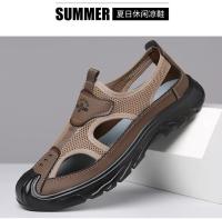 Sandalias Baotou Transpirables Antideslizantes para Hombre Zapatos Deportivos de Malla Ligera y Cómoda para Caminar al Aire Libre en Verano - details 4