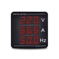 Amperímetro de CA, voltímetro con tres pantallas, medidor de frecuencia de voltaje de corriente, AC50-500V, 10-99,9Hz - details 3