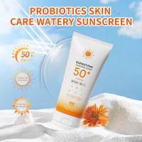 SPF50+ protector solar Facial crema solar Control de aceite bloqueador solar crema protectora de la piel crema hidratante antienvejecimiento brillante - details 3