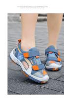 Sandalias de Niños Suaves Zapatos de Moda de Color Sólido Suela Antideslizante Anticolisión - details 12
