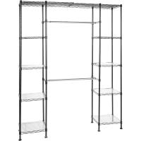 Sistema organizador de armario extensible, 57-80''L x 14''W x 72''H, Bronce - details 8