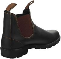 Zapatos de pareja formales de cuero Oxford sin cordones, botas clásicas para hombre, botas vintage casuales negras - details 22