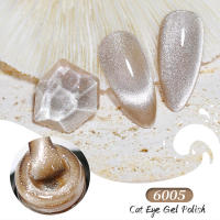 Esmalte de Uñas Clou Beaute con Cristal Ojo de Gato Holográfico UV Gel Helado Colores Soak Off Magnetico Híbrido - details 2