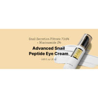 cosrx snail secretion filtrate mucin peptide eye cream niacinamide korean skincare firm tighten