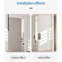Cerradura inteligente con tarjeta IC para puerta de madera, cerrojo electrónico con Bluetooth, sin taladro, instalación oculta en interiores, aplicación Tuya - details 5