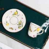 Plato de cerámica con diseño de limón europeo para cena, plato para carne, cubiertos de cocina, fruta, azucarero, vajilla completa - details 7