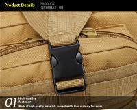 Mochila Tactica Militar, Mochila Impermeable Plegable Para Montañismo,Senderismo,Camping y Viajes - details 13