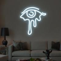 Letrero de luz de neón para ojos, lámpara de noche alimentada por USB, tienda de negocios, cafetería, Bar, restaurante, fiesta, hogar, habitación, luces Led de pared colgantes, decoración, artesanía verlichting - details 3