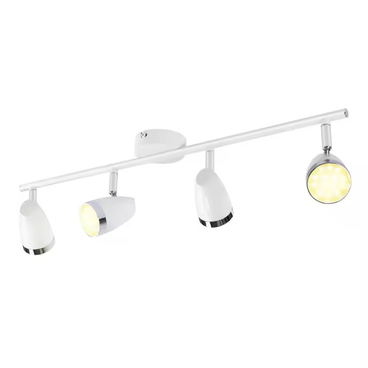 CBJKTX Foco de Techo LED 4 Bombillas Moderno 4W Blanco Blanco Cálido 3000K - 1