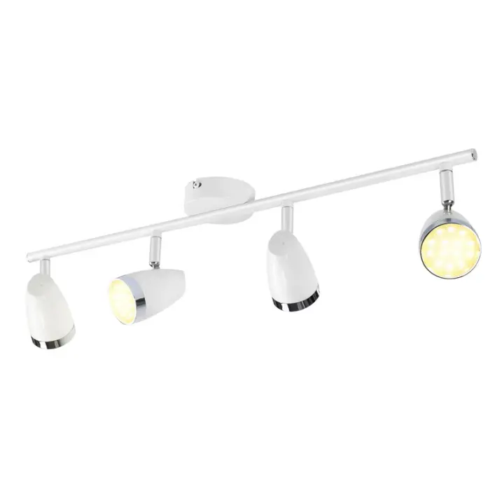 CBJKTX Foco de Techo LED 4 Bombillas Moderno 4W Blanco Blanco Cálido 3000K - 1