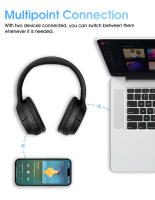 Auriculares Inalámbricos QCY H2 Pro Modo BASS HIFI 3D Estéreo 70H Tiempo de Reproducción Auriculares para Juegos Bluetooth 5.3 con Micrófono Cableado y Inalámbrico Control de Volumen - details 6