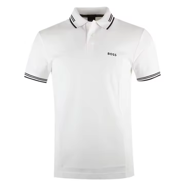 BOSS Polo ajustado de algodón elástico Camiseta de verano - 1