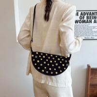 Bolso cruzado con remaches de Metal a la moda, bolso de hombro Y2k de estilo Punk hueco, bolso para axila para chica picante y dulce, diario - details 15