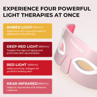 Máscara Facial de terapia de luz Led, equipo de belleza para uso doméstico, equipo de masaje ocular, máscara Ems con cable, máscara de ojos Ems para estiramiento Facial - details 4