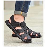 Zapatos Informales De Piel Auténtica Para Hombre, Sandalias Clásicas De Alta Calidad, Zapatillas Transpirables Para Caminar Al Aire Libre, Ideales Para El Verano - details 21