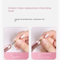 Máquina pulidora eléctrica de uñas para manicura, juego de fresas para pulido de Gel, bolígrafo perforador de uñas, equipo de salón de belleza, 20000RPM - details 1