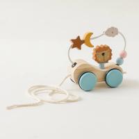 Juguetes Montessori de madera, bloques de animales, estrellas, Luna, tren envolvente, juguete de apilamiento de coordinación - details 25