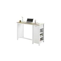 Lote de 2 taburetes con respaldo, taburete de bar, capacidad hasta 100 kg, H95 cm, ES (2 taburetes-2) - details 13
