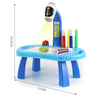 Proyector de pintura para niños, 1 piezas, aprendizaje educativo, dibujo, mesa de escritura, regalo - details 7