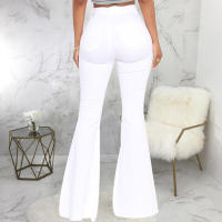 Pantalones acampanados de mezclilla elástica ajustados a la cintura HSF99 Fashion - details 71