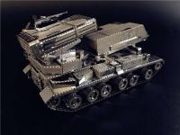 MMZ modelo nanyuan kit de modelo de Metal 122mm lanzador de cohetes multibarril Voertuig DIY 3D corte láser modelo rompecabezas juguetes para adultos - details 3