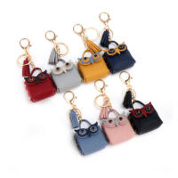 LLavero de Mini Bolso multiusos con forma de búho, bolsa de auriculares ligera portátil para mujeres y niñas - details 4