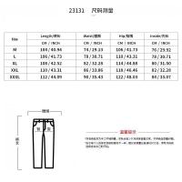Pantalones cargo informales para hombre, pantalones de cintura elástica, monos - details 0