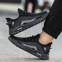 Zapatillas de moda para hombre Zapatillas de malla transpirables Suela blanda Zapatos para correr Trabajo Zapatos casuales al aire libre - details 12
