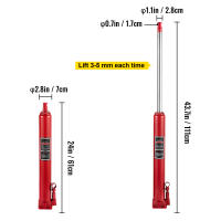 SucceBuy Gato hidráulico de brazo largo, capacidad de 4 toneladas (8818 libras), bomba de pistón único, base plana, recolector manual con mango para grúas de garaje y elevadores de motor, rojo - details 1