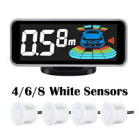 Kit de Sensor de estacionamiento de Radar múltiple, sistema de pantalla LED Parktronic, asistente de Detector de Monitor de respaldo, alarma de Sensor 4/6/8 - details 9