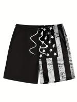 Pantalones cortos de playa sueltos para hombres, ropa deportiva, pantalones cortos de patrón 3D de secado rápido con cordón, pantalones cortos ligeros para trajes de baño de verano, bañador de natación para vacaciones en la playa - details 12