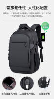 Mochila Mochila negra para hombre Bolsa para computadora portátil - details 7