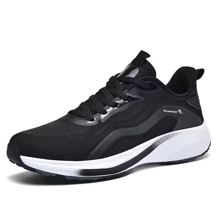 Zapatos deportivos de gran tamaño para hombre, suela suave de alta elasticidad, prueba PIESS, Atos laterales del cuerpo, Atillas para correr - 1