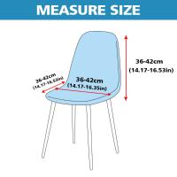 Funda Jacquard impermeable para silla, cubierta elástica antipolvo para asiento de Bar, comedor, hogar, Hotel, Bar, boda - details 1