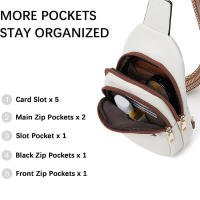 Gran capacidad para mujer, bolso de pecho simple, bolso de mensajero de un solo hombro de moda - details 2