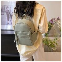 Nueva mochila para mujer 2025 mochila pequeña para mujer de color sólido bolso de viaje personalizado de moda versión coreana para mujer - details 23