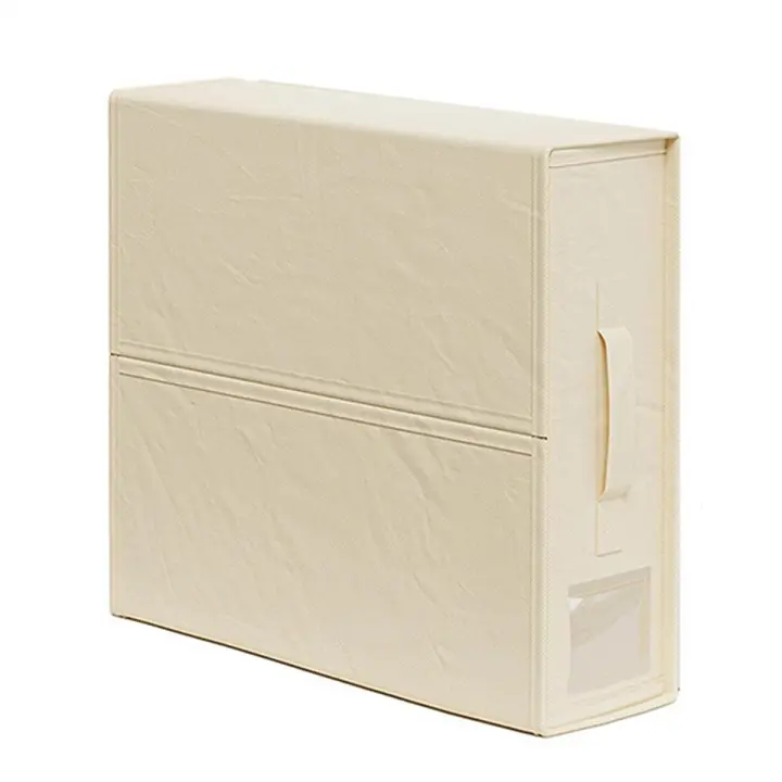 Organizador de juego de sábanas de cama, bolsa de almacenamiento plegable de gran capacidad para ropa, manta, toallas, funda de edredón - 1