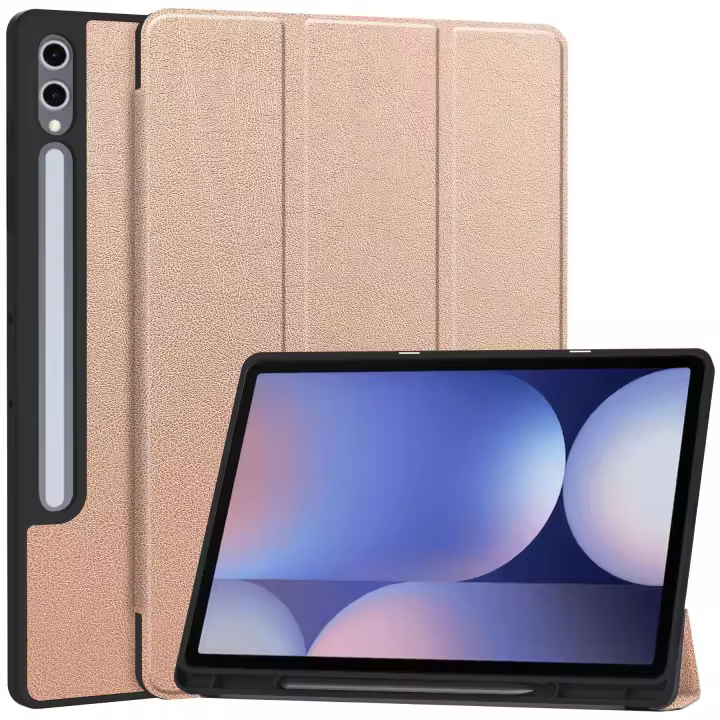 Funda de cuero para Samsung Galaxy Tab S10+ Plus, ligera y duradera, con soporte multiángulo - 1