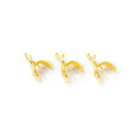 Colgante de Abalorio de Cuentas de Medio Agujero de Oro 18K Material de Metal de China - details 74