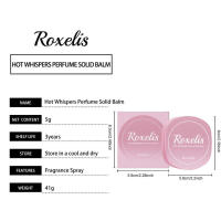 Crema Sólida de Bolsillo Portátil con Ligera Fragancia, Elegante, Refrescante, Sedosa, Rosa - details 0