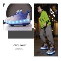 Nuevos Zapatos Para Turbas Con Ruedas Extraíbles, Zapatos Deportivos, Zapatos Luminosos - details 15