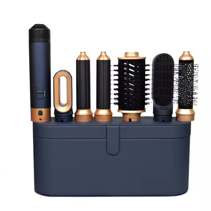 Nuevo estilizador de pelo Seco 6 en 1, Cepillo Multifuncional de 1000W para Cardar y Rizar el Cabello - 1